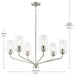 Myhouse Lighting Progress Lighting - P400443-009 - Six Light Chandelier - Celino - Brushed Nickel