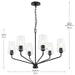 Myhouse Lighting Progress Lighting - P400443-031 - Six Light Chandelier - Celino - Black