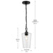 Myhouse Lighting Progress Lighting - P500506-031 - One Light Pendant - Celino - Black