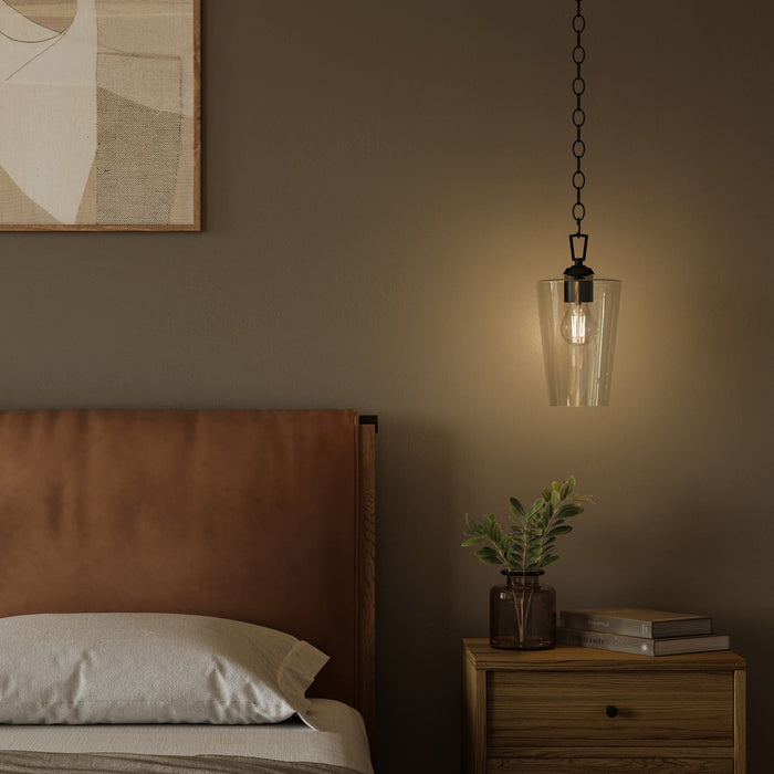 Myhouse Lighting Progress Lighting - P500506-031 - One Light Pendant - Celino - Black