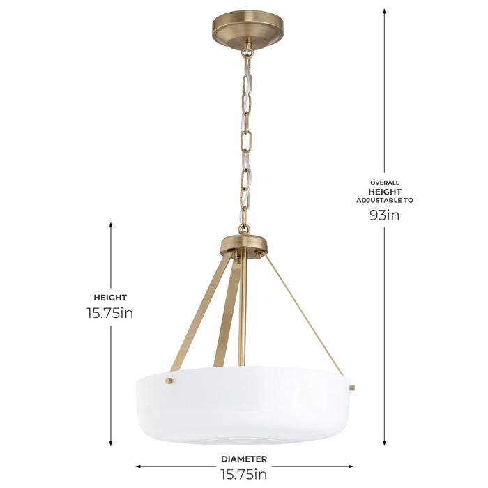 Myhouse Lighting Progress Lighting - P500507-177 - Two Light Convertible Pendant - Lieon - Champagne Bronze