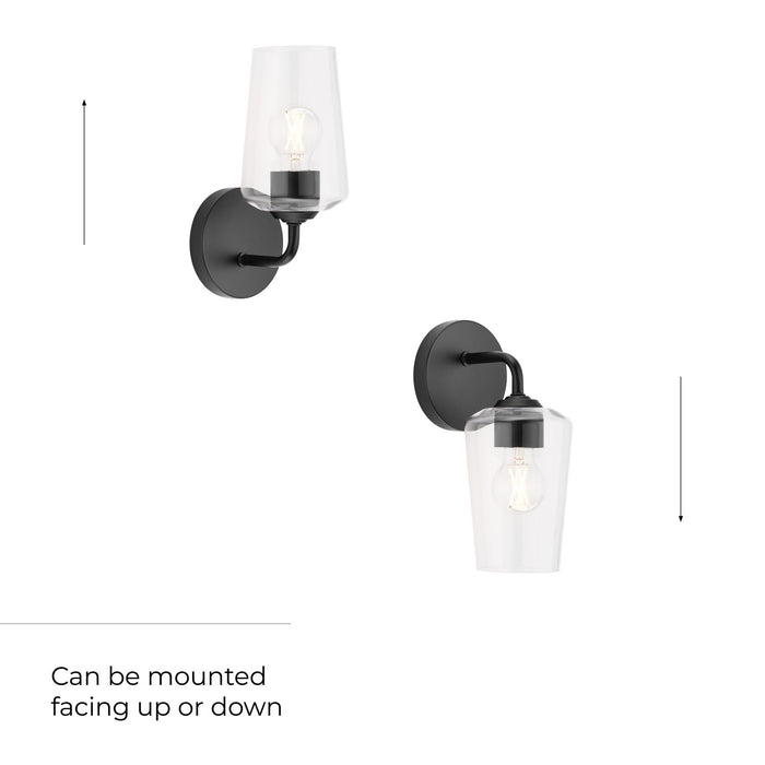 Myhouse Lighting Progress Lighting - P710148-031 - One Light Wall Sconce - Celino - Black