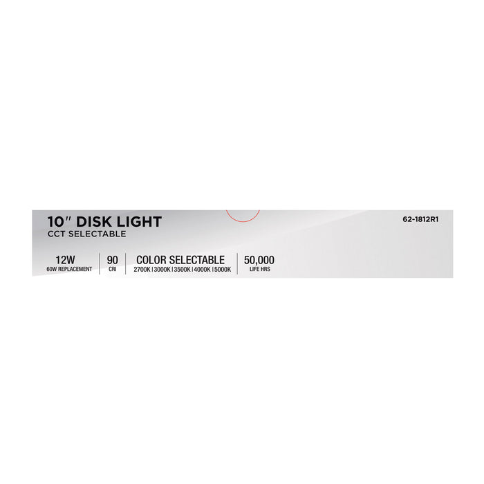 Myhouse Lighting Nuvo Lighting - 62-1812R1 - LED Disk Light - Brushed Nickel