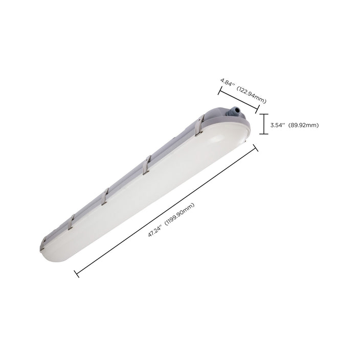 Myhouse Lighting Nuvo Lighting - 65-837 - LED Linear Vapor Proof Fixture - Gray