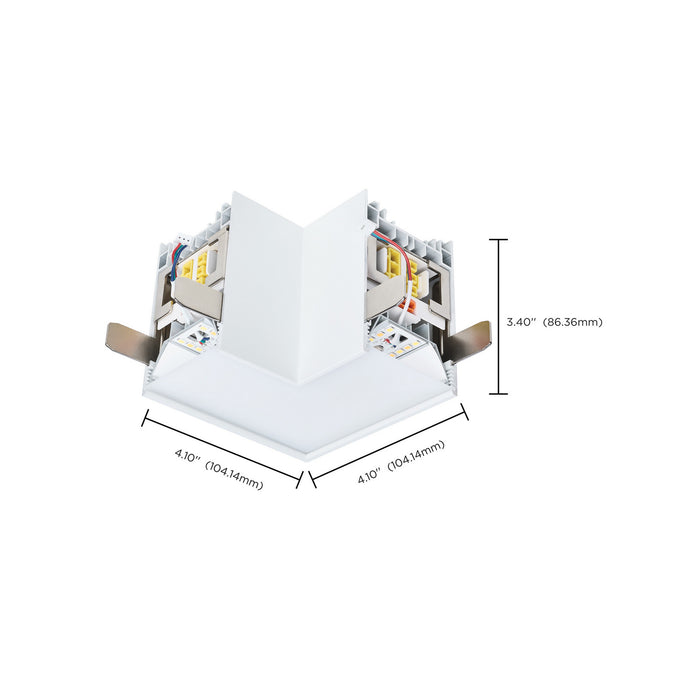 Myhouse Lighting Nuvo Lighting - 65-1183 - L-Connector for LED Linear System - White