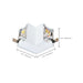 Myhouse Lighting Nuvo Lighting - 65-1183 - L-Connector for LED Linear System - White