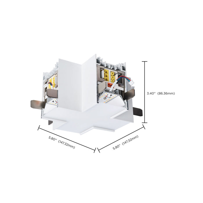 Myhouse Lighting Nuvo Lighting - 65-1184 - X-Connector for LED Linear System - White