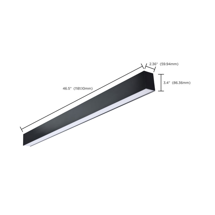 Myhouse Lighting Nuvo Lighting - 65-1281 - LED Linear Strip - Black