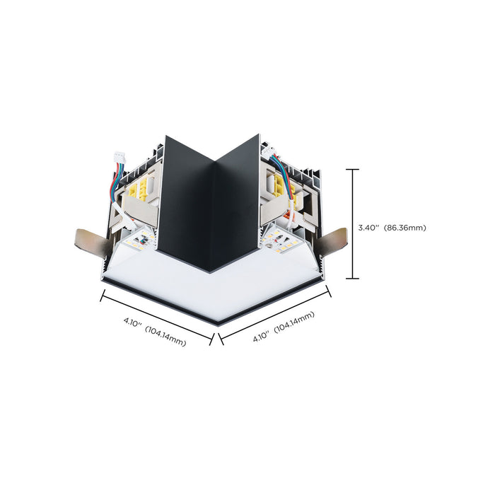 Myhouse Lighting Nuvo Lighting - 65-1283 - L-Connector for LED Linear System - Black