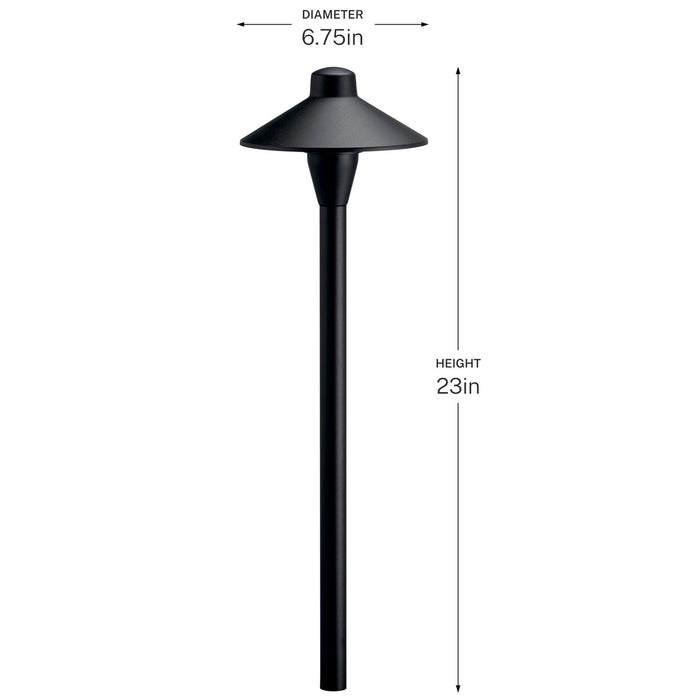 Myhouse Lighting Kichler - 15478BKB - LED Path Light - Black Brass