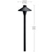 Myhouse Lighting Kichler - 15478BKB - LED Path Light - Black Brass