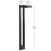 Myhouse Lighting Kichler - 15844BKB - LED Path LIght - Black Brass
