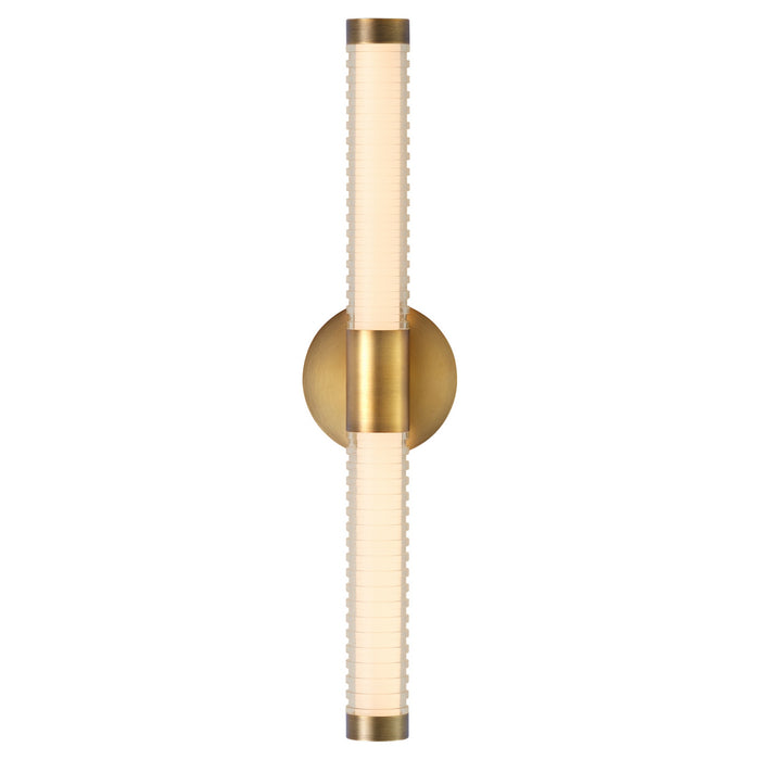 Myhouse Lighting Quorum - 3-5214-56 - LED Wall Sconce - Vaden - Brushed Brass