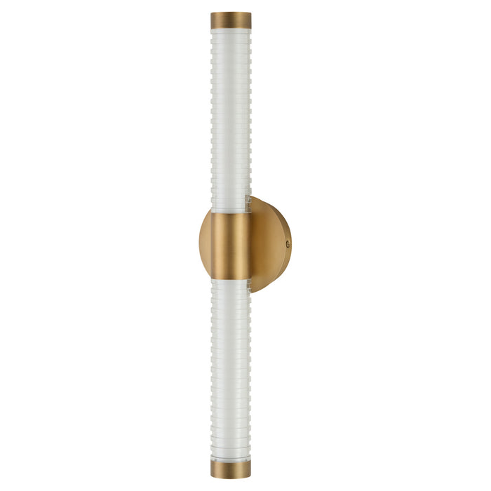 Myhouse Lighting Quorum - 3-5214-56 - LED Wall Sconce - Vaden - Brushed Brass