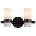 Myhouse Lighting Quorum - 5169-2-36 - Two Light Vanity - Sojourn - Bronze