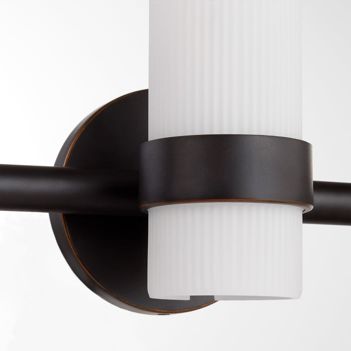 Myhouse Lighting Quorum - 5169-3-36 - Three Light Vanity - Sojourn - Bronze