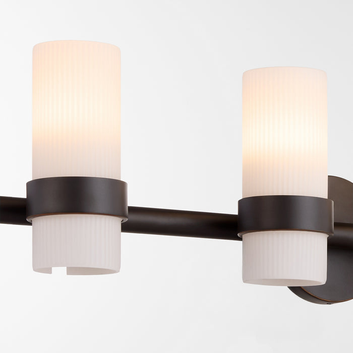 Myhouse Lighting Quorum - 5169-4-36 - Four Light Vanity - Sojourn - Bronze