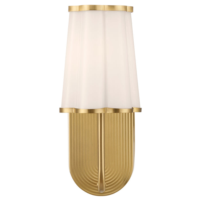 Myhouse Lighting Quorum - 5229-1-80 - One Light Wall Mount - Belinder - Aged Brass