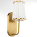 Myhouse Lighting Quorum - 5229-1-80 - One Light Wall Mount - Belinder - Aged Brass