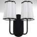 Myhouse Lighting Quorum - 5229-2-59 - Two Light Wall Mount - Belinder - Matte Black