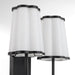 Myhouse Lighting Quorum - 5229-2-59 - Two Light Wall Mount - Belinder - Matte Black