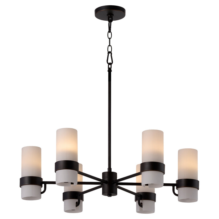 Myhouse Lighting Quorum - 6169-6-36 - Six Light Chandelier - Sojourn - Bronze
