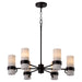 Myhouse Lighting Quorum - 6169-6-36 - Six Light Chandelier - Sojourn - Bronze
