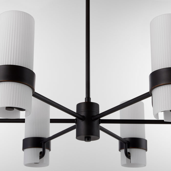 Myhouse Lighting Quorum - 6169-6-36 - Six Light Chandelier - Sojourn - Bronze