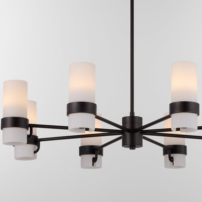 Myhouse Lighting Quorum - 6169-8-36 - Eight Light Chandelier - Sojourn - Bronze