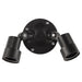 Myhouse Lighting Quorum - 694-2-15 - Two Light Wall Mount - Black