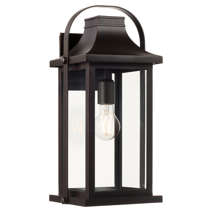 Myhouse Lighting Quorum - 741-17-36 - One Light Lantern - Downey - Bronze