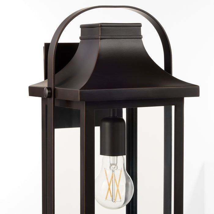 Myhouse Lighting Quorum - 741-17-36 - One Light Lantern - Downey - Bronze