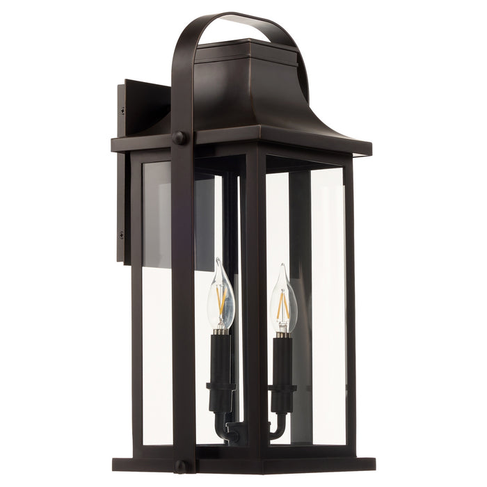 Myhouse Lighting Quorum - 741-20-36 - Two Light Wall Mount - Downey - Bronze