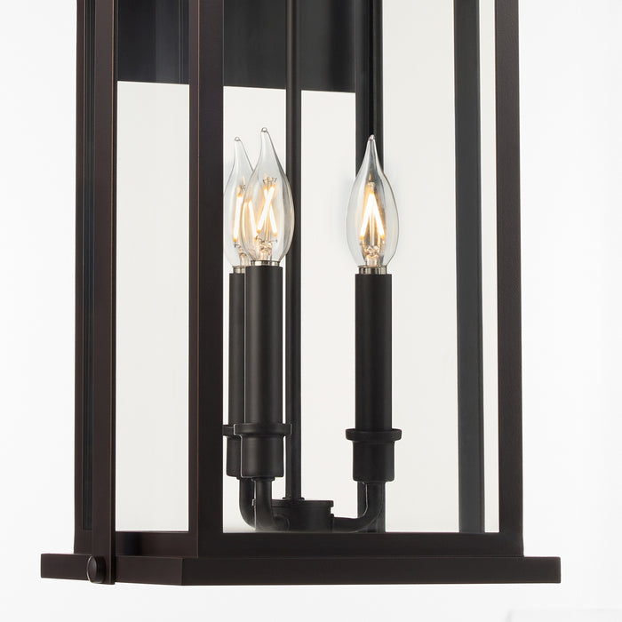 Myhouse Lighting Quorum - 741-23-36 - Three Light Lantern - Downey - Bronze