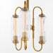 Myhouse Lighting Quorum - 8015-3-47 - Three Light Pendant - Whitmire - Brushed Brass