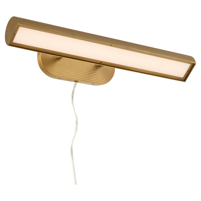 Myhouse Lighting Quorum - 9228-80 - LED Picture Light - Belinder - Aged Brass