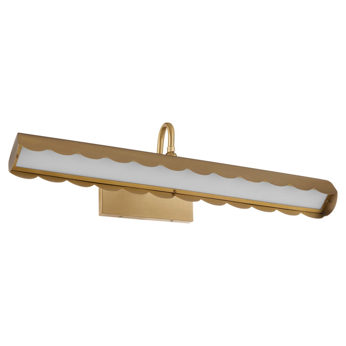 Myhouse Lighting Quorum - 9562-80 - LED Picture Light - Karnes - Aged Brass