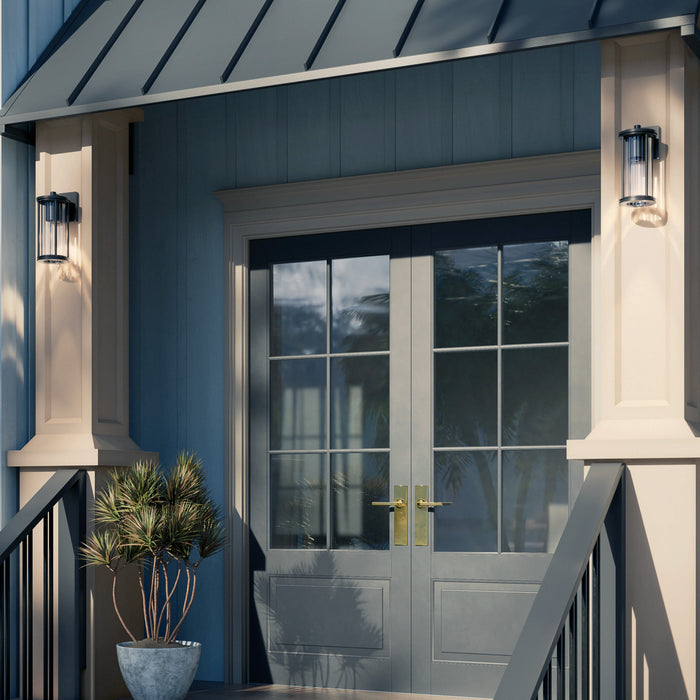 Myhouse Lighting Kichler - 59022BKDS - One Light Outdoor Wall Mount - Barras - Black