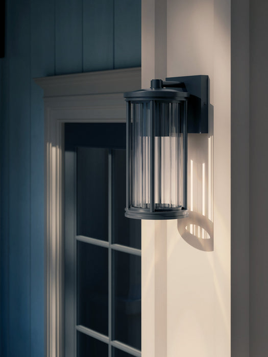 Myhouse Lighting Kichler - 59022BKDS - One Light Outdoor Wall Mount - Barras - Black