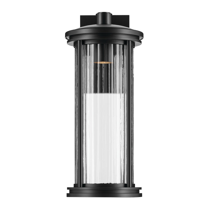 Myhouse Lighting Kichler - 59024BKDS - One Light Outdoor Wall Mount - Barras - Black