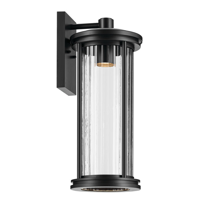 Myhouse Lighting Kichler - 59024BKDS - One Light Outdoor Wall Mount - Barras - Black