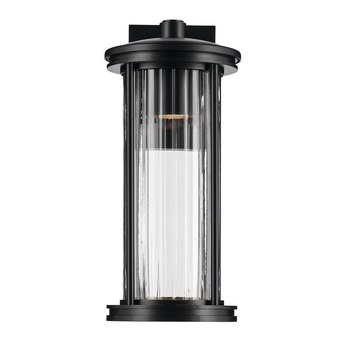 Myhouse Lighting Kichler - 59023BKDS - One Light Outdoor Wall Mount - Barras - Black