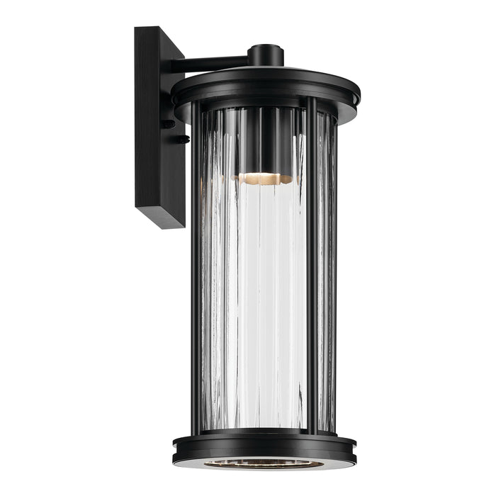 Myhouse Lighting Kichler - 59023BKDS - One Light Outdoor Wall Mount - Barras - Black