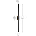 Myhouse Lighting Kichler - 59150BKTLED - LED Outdoor Wall Mount - Nocar - Textured Black
