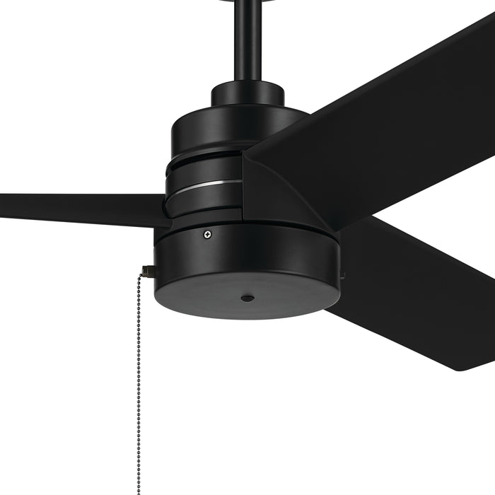 Myhouse Lighting Kichler - 300375BK - 52" Ceiling Fan - Spyn Lite - Black