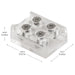 Myhouse Lighting Kichler - 1TBCOBTTCLR - Connector - Dry Tape Accessory - Clear