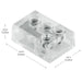 Myhouse Lighting Kichler - 1TBCOB90CLR - Connector - Dry Tape Accessory - Clear