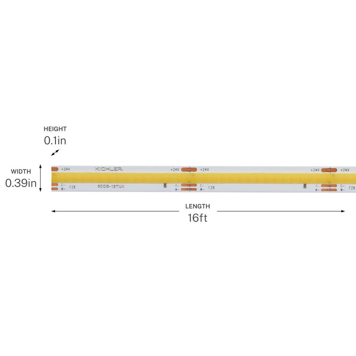 Myhouse Lighting Kichler - 6COB116HTUNWH - LED Tape Light - 6T Series COB Tunable Tape Light - White
