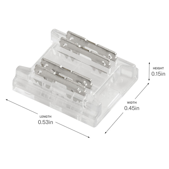 Myhouse Lighting Kichler - 1CTCOBTTCLR - Connector - Tunable Dry Tape Accessory - Clear