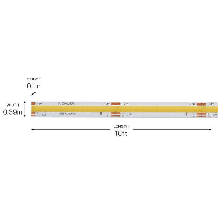 Myhouse Lighting Kichler - 6COB116STUNWH - LED Tape Light - 6T Series COB Tunable Tape Light - White